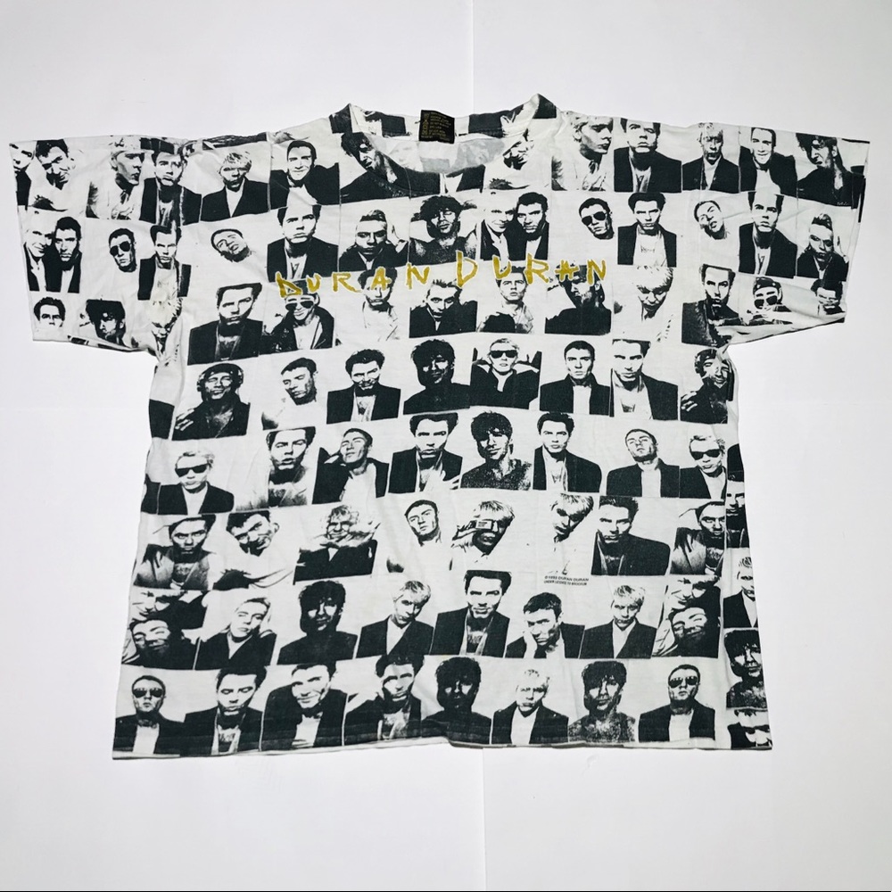1993 brockum DURAN DURAN all over print T-shirt